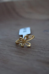 Butterfly CZ Ring