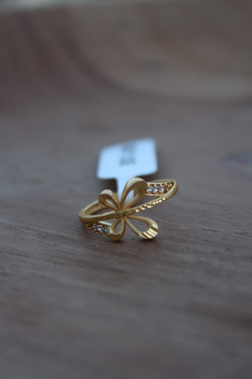 Butterfly CZ Ring